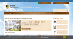 Desktop Screenshot of bibel-praesente.de
